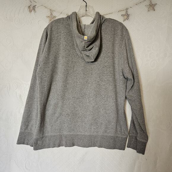 Life Is Good Womens Large Full Fleece Hooded Jacket Love Is All You Need Relaxed - Picture 2 of 11